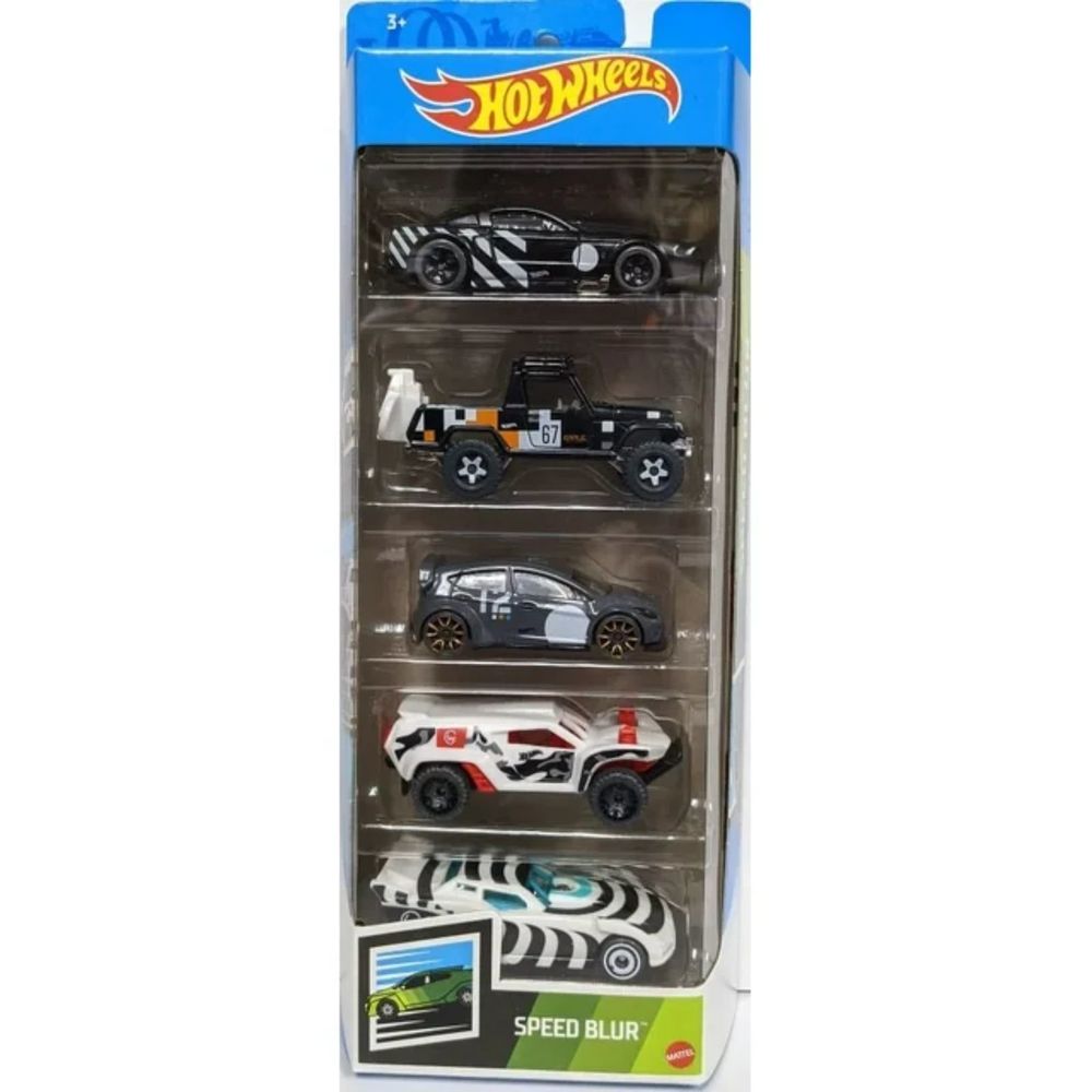 Hot Wheels 5 pack set Speed Blur
